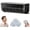 Black, variant on Wireless Charging Air Conditioner Fan, Portable Wall Air Conditioner Cooling Mist Fan, No Drilling Kitchen Wall ac, 10s Instant Cooling, Waterproof and Oil-proof, for Kitchen Bedroom, (Black)