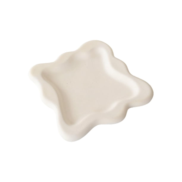 Placas de Joyería de Yeso Sunnimix Decorativa para Regalo Cuadrado Beige