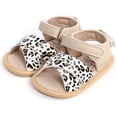 thumbnail image 3 of Infant Baby Girl Boy Sandals unisex Comfort Premium Summer Outdoor Casual Beach Shoes with Flower Bowknot Anti Slip Rubber Sole Newborn Toddler Prewalker First Walking Shoes, 3 of 6