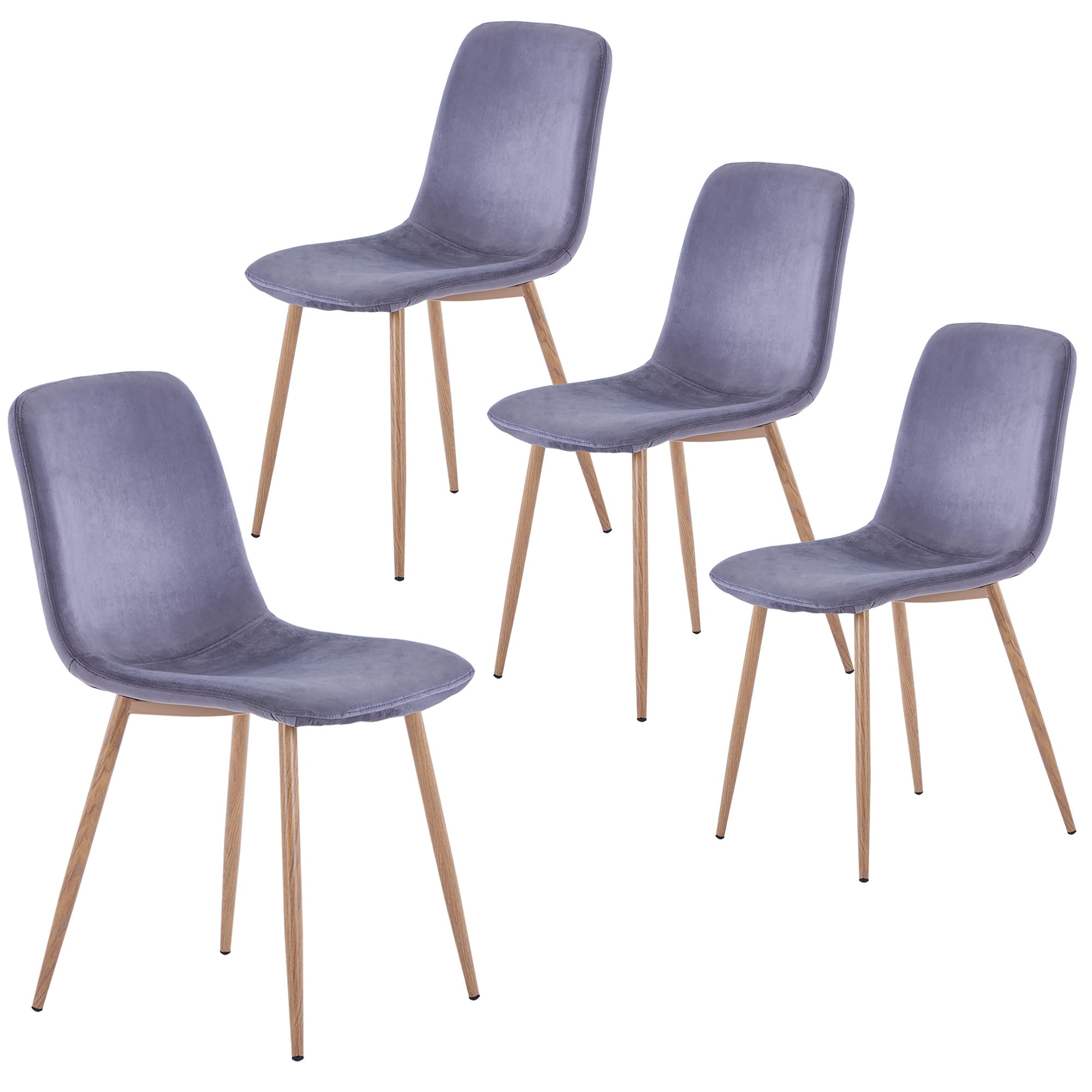 Kadyn Dining Chair 4PCS, Dining Room Chairs for Restaurants, Cafes, Kitchen Chairs for Living Rooms, Gray Kadyn Dining Chair 4PCS, Dining Room Chairs for Restaurants, Cafes, Kitchen Chairs for Living Rooms, Gray