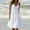 White, variant on Kiplyki Women's Summer Dresses 2024 Holiday Solid Color V Neck Sleeveless Party Beach Slip Dress
