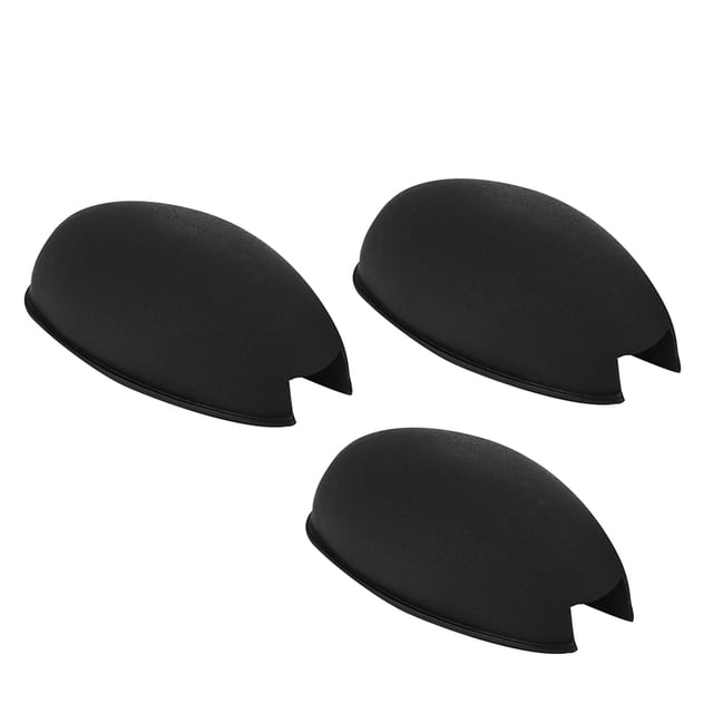 Almohadillas de Goma ANGGREK para Llaves de Saxofón 3 Uds Negro