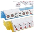 thumbnail image 6 of Complete American Mahjong Set, All-in-One Rack Pushers and Soft Bag, 166 Tiles, Red, 6 of 7
