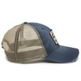 thumbnail image 3 of Outdoor Cap Chevrolet Cotton Twill Hat Mesh/Snap Back - Navy/Khaki - GEN15A, 3 of 4