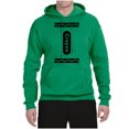 thumbnail image 2 of Wild Bobby Black Crayon Costume Unisex Hoodie Sweatshirt, 2 of 6