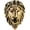 Gold, variant on Men's Vintage 316L Stainless Steel Lion Red Eyes Rings Heavy Metal Rock Punk Style Gothic Biker Ring Silver Gold Black 3 Colors