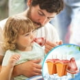 thumbnail image 3 of Zmeidao Clearance Watermelon Ice Popsicle Moulds with Handles Reusable Easy to Demould Drip-Proof Homemade Popsicle Ice Cream DIY Good Fruit Popsicle, Make Popsicles with Yogurt, Juice or Smoothies, 3 of 5