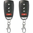 thumbnail image 1 of Set of 2 Universal Garage Door Cloning Key Fob Remote Control 433 MHz 4 Button Cloner for Garage Door Electric Gate etc（Pattern）, 1 of 5