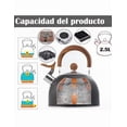 thumbnail image 2 of Tetera Silbadora Xtellar color negro De Acero Inoxidable Con Tapa, 2.5l, 2 of 5