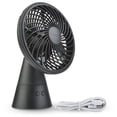 thumbnail image 2 of Ventilador Treva recargable oscilante de 12,7 cm con puerto USB de 3 velocidades, 2 of 9