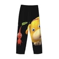 thumbnail image 3 of Lsque Pikmin Print Men's Pajama Pants, Lounge Pant - Comfortable Home Wear,Elastic Waistband, Stylish Design-Small, 3 of 9