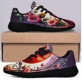 thumbnail image 3 of Cardinal Bird Flowers Shoes Sneakers Black Size 13, 3 of 7