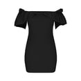 thumbnail image 4 of Robe d'Été pour Femmes 2024 Mode Grande Taille Sexy Manches Courtes Sans Bretelles Dos Nu Haut Tube Soirée Longue Robe 50 % de Réduction Liquidation!, 4 of 6