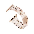 thumbnail image 5 of SEURE Resin Band Compatible with Apple Watch Band 38mm/40mm/41mm/42mm,Fashion Lightweight Replacement Strap for iWatch Series S11/10/9/8/7/6/5/4/3/2/1SE Women Men White Nougat, 5 of 7
