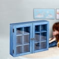 thumbnail image 3 of Caja de almacenamiento de de , estante de exhibición, organizador de juguetes, caja de almacenamiento para mini de juguetes Azul Salvador Vitrina de muñecas, 3 of 7
