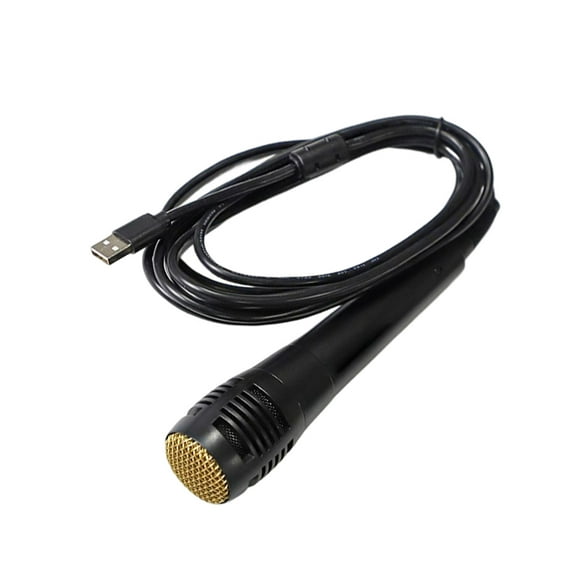 Seitruly Micrófono USB con cable para PS4/PS5/ Micrófono USB universal de 10 pies para Game Controller Electrónica
