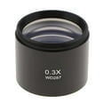 thumbnail image 2 of 0.3X Lente de objetivo auxiliar de óptico para microscopio estereoscópico - Rosca de montaje de 48 mm 278 mm (Negro, Paquete de 1) Baoblaze  Barlow AUX Objective Lens, 2 of 6