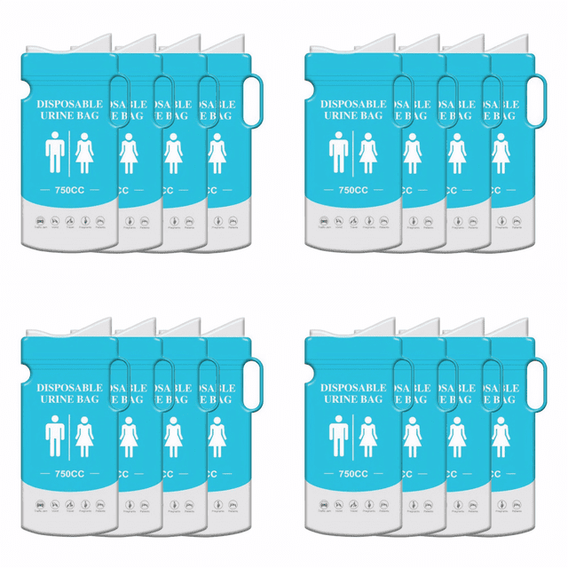 Orina Desechable 750ml Bolsas para Orinar en El Coche Portátil Paciente Embarazada