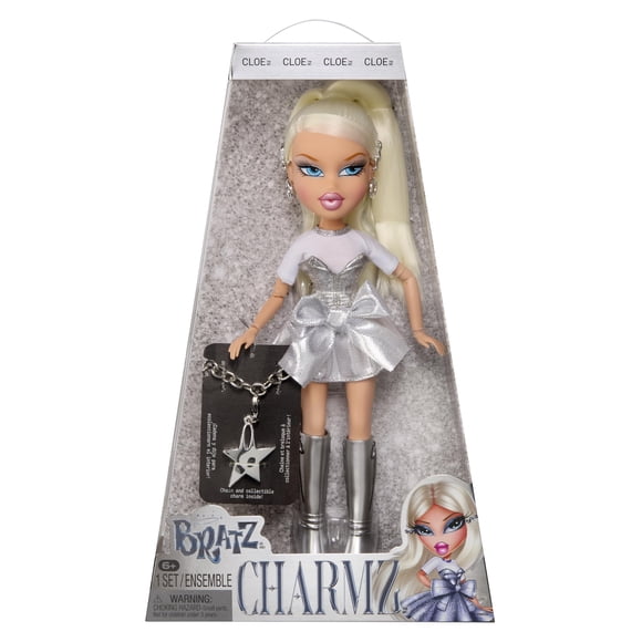 Muñeca de Moda Bratz Charmz Cloe con Pulsera de Dijes Coleccionable