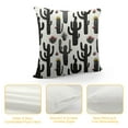 thumbnail image 4 of JRXY  Black &amp; White Cactus Super Soft Home Office Decor Throw Pillow Case Cushion Cover for Couch Sofa Bed Chair (Black Cactus) White, 4 of 5