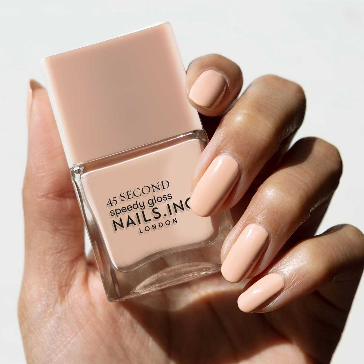 Nails.INC Quick Drying Nail Polish, Phoebe, Pink Base Nude, 0.47 fl oz