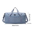 thumbnail image 4 of Mochila con bolsa de viaje | Combo de mochila de bolso multifuncional | Poliéster impermeable | Gran capacidad 50x25x29cm | Separación en seco y húmedo | Equipaje deportivo ligero de fitness |, 4 of 6