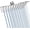 Chrome, variant on Black Shower Head SILKBUT 6 inch Square Rain Shower Heads Stainless Steel High Pressure Ultra Thin Rainfall Bath Shower Self-cleaning Silicone Nozzle