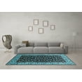 thumbnail image 3 of Ahgly Company Indoor Rectangle Oriental Light Blue Industrial Area Rugs, 6' x 9', 3 of 4