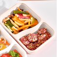 thumbnail image 6 of Gumesh Bento Snack Box Containers, 2 Compartment Divided Stackable Food Storage Containers , Meal Prep Lunch Container, 6 of 6