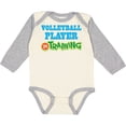 thumbnail image 3 of Inktastic Volleyball Player Kids Boys or Girls Long Sleeve Baby Bodysuit, 3 of 5