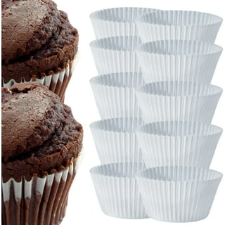 Norpro Giant Muffin Cups, White, Pack of 48