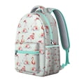 thumbnail image 2 of Stylish Flamingo Backpack Purse - Convertible Bookbag for College Students, Waterproof School Bag with Multiple Compartments, Fashion Forward Campus Accessory, 2 of 6