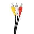 thumbnail image 6 of 1.5M 4.9ft 3 RCA Male to 4 Pin S-Video Male TV PC Conversion Cable, 6 of 9