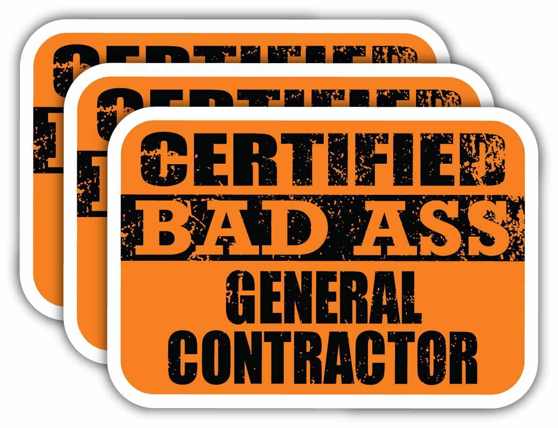 Certified A*shole Hard Hat Sticker 4 Pack Construction Funny vinyl decals #HH063 