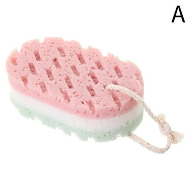 Puff Body Sponge Soft Exfoliating Scrub Dead Skin Remover Sponge GX X2R7
