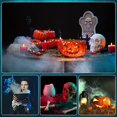 thumbnail image 7 of 1 Pcs Mist Maker Fogger Small Ultrasonic Fog Machine Fountain Halloween Cauldron Mister Fogger Water Garden Pond Foggers Air Humidifier with 12 LED Light Flashes for Party$$Garden & Patio, 7 of 7