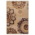 thumbnail image 2 of Superior Liena Indoor Non-Slip Washable Runner Rug, 2' x 3', Cream, 2 of 9
