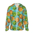thumbnail image 1 of Lsque Pineapple Pattern UPF 50+ Lightweight Sun Protection Men's Women's Long Sleeve Shirt, Hoodie Performance -Medium, 1 of 7