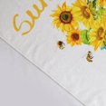 thumbnail image 3 of Yellow Flowers Bee Hello Sunshine Spring Summer Kitchen Dish Towels Set of 2,Yellow Lemon Eucalyptus and Blue Bike Summer Kitchen Tea Towel Home Decorations,18x26 Inch Drying Dishcloth., 3 of 6