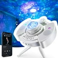 thumbnail image 1 of Nebula Galaxy Projector, Led Star Cloud Ocean Wave Music Bluetooth Night Light, Game Room Adults Moon Voice-Activated Sky Lite 360 Pro Ceiling LiveStream Bedroom Party Valentines Day Women Teen Girl, 1 of 7