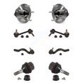 thumbnail image 1 of Transit Auto Front Hub Bearing Assembly Lower Ball Joint Outer Tie Rod End Sway Bar Stabilizer Link Kit (8Pc) for Car Jeep Grand Cherokee Dodge Durango - Left Right Side (Driver Passenger) K7T-109406, 1 of 11