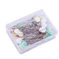 thumbnail image 1 of DressMinking Pasados ​​Bordado Posicionamiento DIY Craft Fijación Sastre Acolchado Costura Agujas Herramientas Accesorios Color Aleatorio Luz Flor 50pcs seitruly HA012259-03, 1 of 6