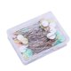 thumbnail image 1 of DressMinking Pasados ​​Bordado Posicionamiento DIY Craft Fijación Sastre Acolchado Costura Agujas Herramientas Accesorios Color Aleatorio Luz Flor 50pcs Inevent HA012259-03, 1 of 6