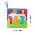 thumbnail image 3 of Children's Cloth Book Early Education Toy 4 Sides 8 Pages Palm Book Fruit Theme Children's Cloth Book, 3 of 6