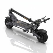 Adults Electric Scooter with 10''off-Road Tire, 2912W Peak Dual Motor, 40 MPH Top Speed, 71 Miles Max Range, 297 Lbs Max Load, IP54, Folding E-scooter with LED