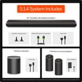 thumbnail image 4 of VIZIO Elevate 5.1.4 Soundbar w/ Dolby Atmos, Wireless Surround Speakers & Subwoofer, QuickFit® Compatible (SL514MW-1006), 4 of 25