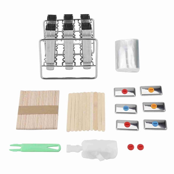 Moldes de acero inoxidable para hacer helados, para uso industrial, para cocina casera, herramienta para hacer paletas de hielo (1#)