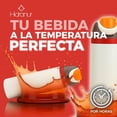 thumbnail image 2 of Termo Botella de Agua Hidranur 32 Oz, Tapa Hermética Antifugas, Blanco/Rojo, 2 of 5