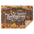thumbnail image 1 of Nappe de Table de l'Action de Grâce Imperméable Anti-Éclaboussures Nappe Rustique Automne Ferme Citrouilles Récolte pour Fond de l'Action de Grâce Intérieur Extérieur Anniversaire Rectangle, 60x84 Pouces, 1 of 5