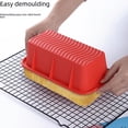 thumbnail image 3 of Molde rectangular de silicona resistente a altas temperaturas para pasteles, bandeja para hornear de silicona para el hogar, molde para tostadas de cocina, suministros para hornear, 3 of 6
